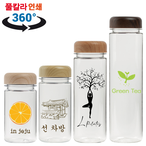 [보틀로만] 마이보틀 트라이탄 우드 500ml 상품 이미지 1