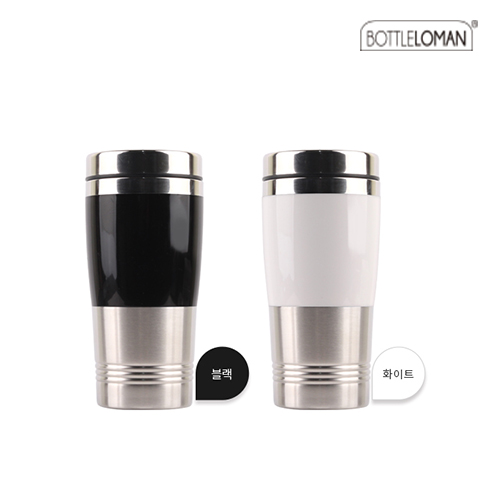 [보틀로만] 심플라인 메탈 텀블러(불투명 머그형) 450ml