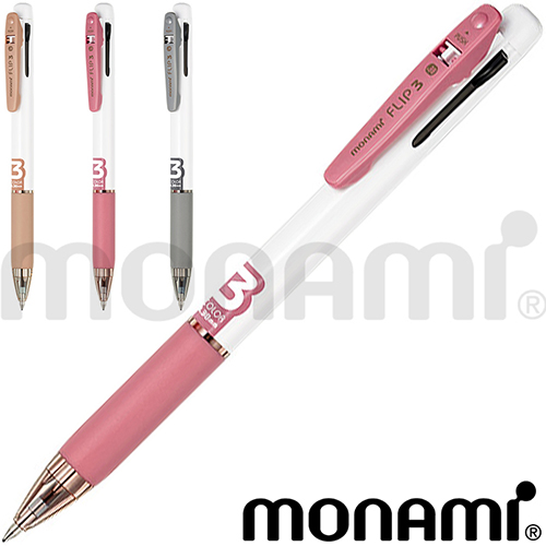 모나미 플립3색 0.38mm