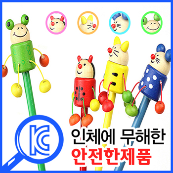 흔들이캐릭터목각연필