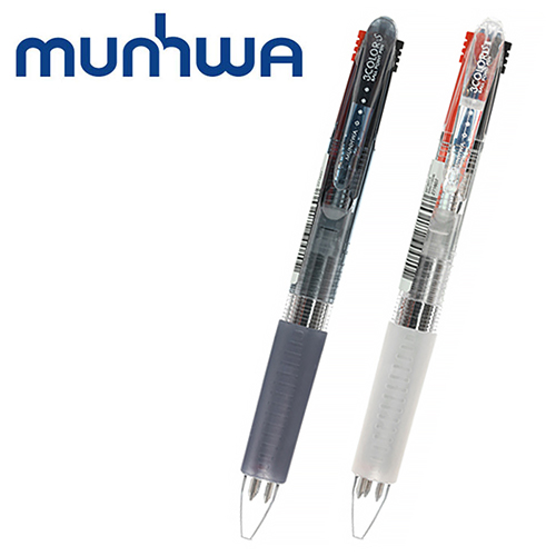 문화 3색볼펜 에스 0.7mm