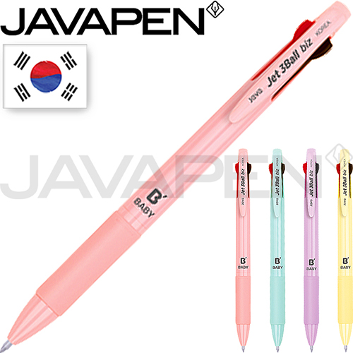 자바 제트3볼 비즈 베이비 3색펜 (0.5mm)