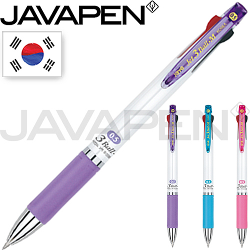 자바 제트3볼M (3색) 0.5mm
