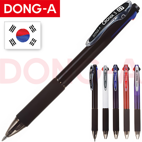 (정품) 동아 크로닉스 3색펜 0.7mm