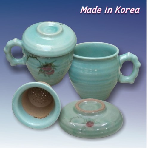 청자감항아리다기머그 6P