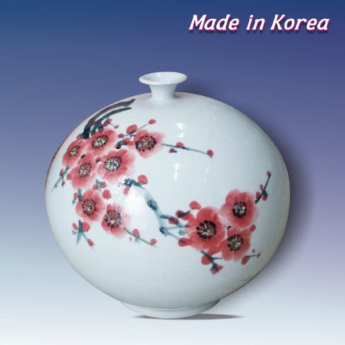 백자매화행꼬형