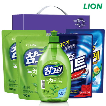 유기농 참그린500용기 녹차300리필2P 비트액체 표백