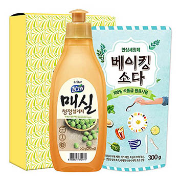 친환경 참그린매실300용기 베이킹소다300리필 2종