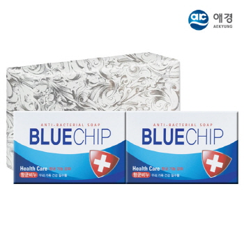 항균 블루칩비누2P 선물포장무료