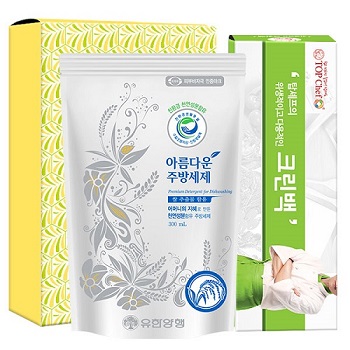 친환경 아름다운주방세제300리필 빨아쓰는키친타올 2종