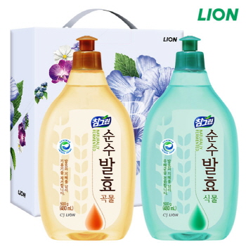 친환경 참그린곡물500용기 식물500용기 2종