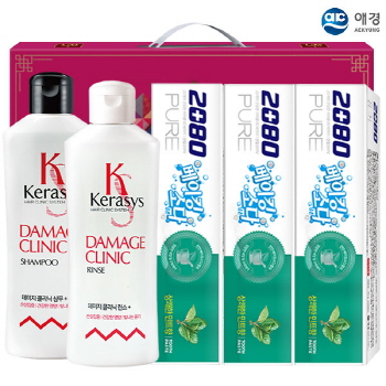 케라시스샴푸 린스 베이킹소다치약90g3P 5종