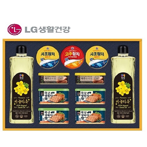 복합 54호 목우촌햄 사조참치 카놀라유세트 (쇼핑백증정)