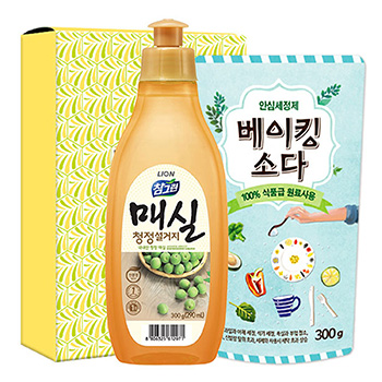 참그린매실300용기 베이킹소다300리필 2종