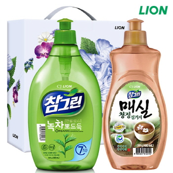 유기농 참그린500용기 매실500용기 2종