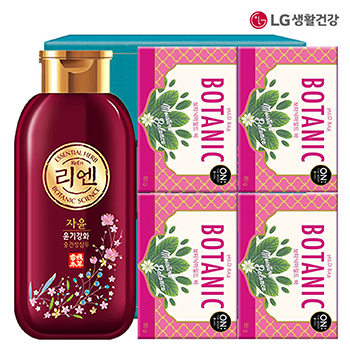 리엔한방샴푸 온더바디비누4P 5종