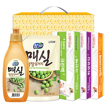 참그린매실300용기 매실300리필 크린백3종 5종 중