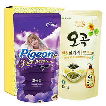 피죤 오곡안심설거지 2종