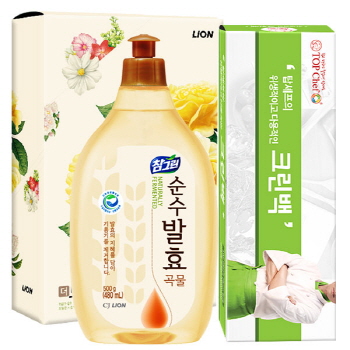 친환경 참그린곡물500용기 크린백 2종
