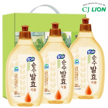 친환경 참그린곡물500용기3P 3종