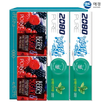 포인트베리비누2P 베이킹소다치약90g2P 4종
