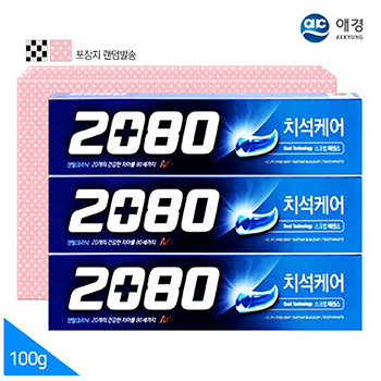 포장 2080블루치약 100g 3P
