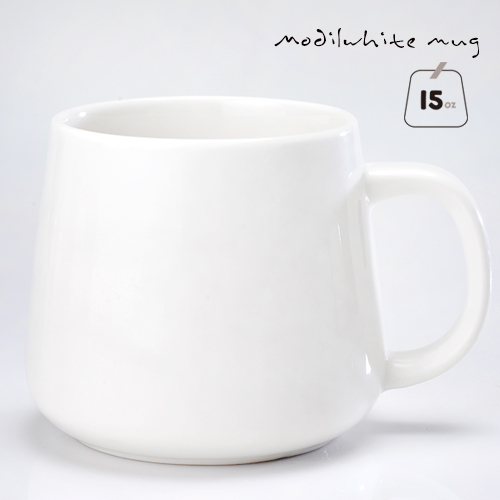 모딜 화이트머그 420ml (15온스)