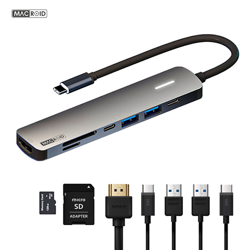 맥로이드 USB-C타입 HDTV 멀티어댑터