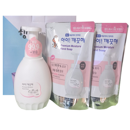 아이깨끗해 프리미엄 퓨어로즈 3종세트