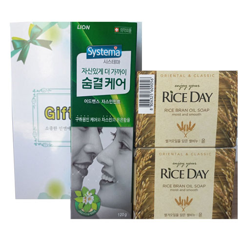 숨결케어치약+라이스데이비누 3종세트