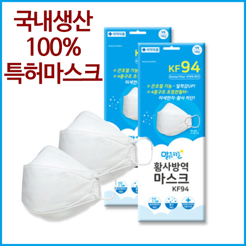 식약처인증 KF94 맑은하늘 황사마스크 - 대형