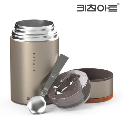 키친아트 라팔 골드메탈 보온죽통 800ml