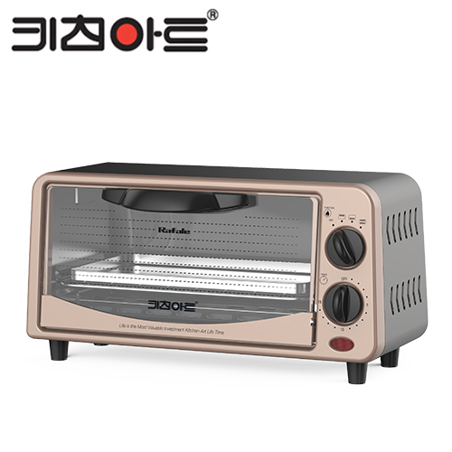 키친아트 라팔 전기 미니오븐 650 체리골드