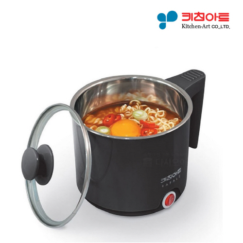 키친아트 라팔 라면 포트 블랙 1.0L