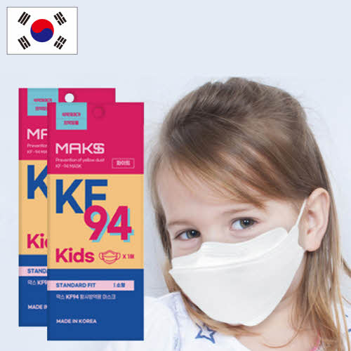 [국산] 막스 KF94 마스크 (화이트, 소형, 아동용)