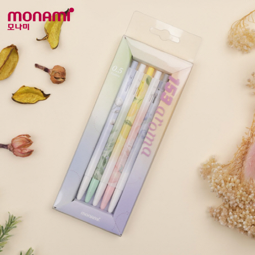 모나미 153 아로마 5P 세트 0.5 mm