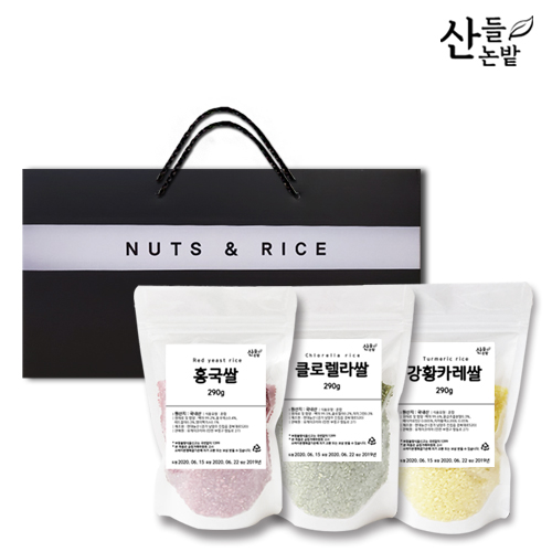 산들논밭 기능성쌀 3p 세트