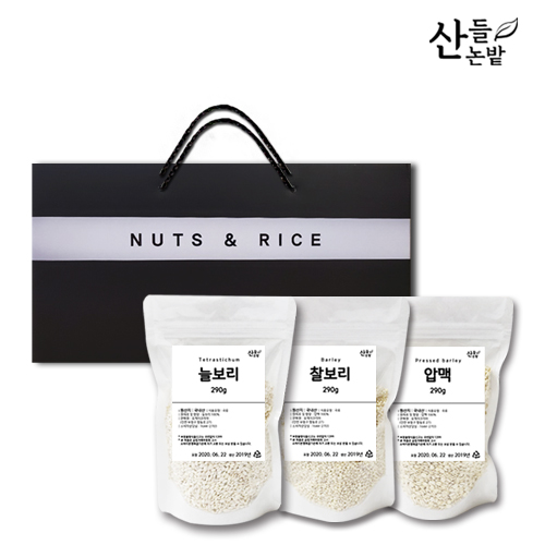 산들논밭 국산보리 3p 세트