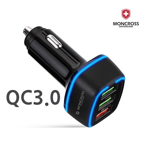 스위스몽크로스 차량용 Q.C 3.0 고속충전기 USB