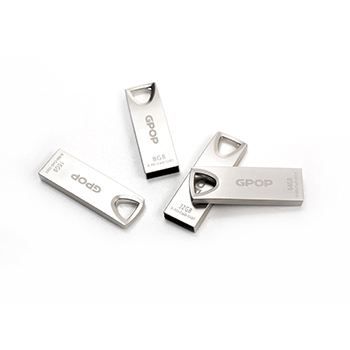 GPOP 샤인실버 메탈 USB 메모리 8G~128G