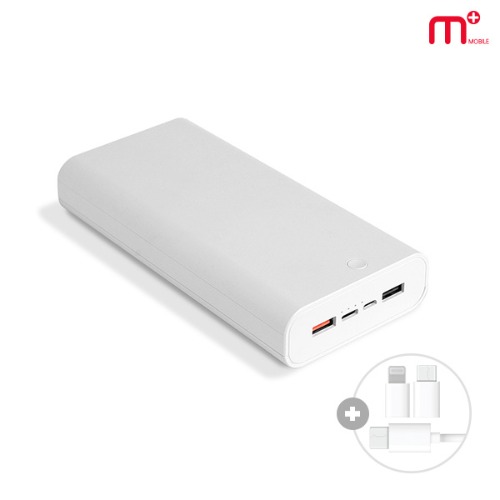 엠플러스 9V 12V PD 고속 충전 대용량 보조배터리 30,000mAh