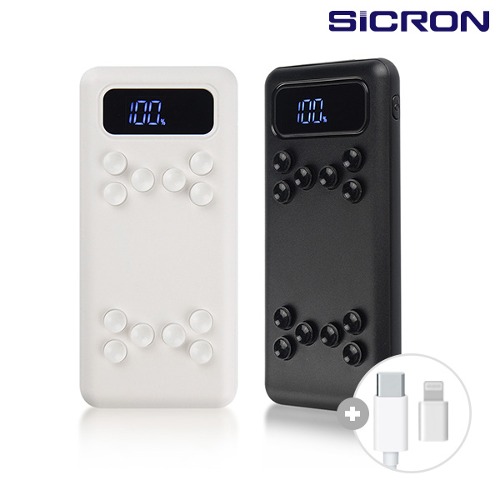 시크론 9V 12V 무선 충전 보조배터리 (40W) (10000mAh)