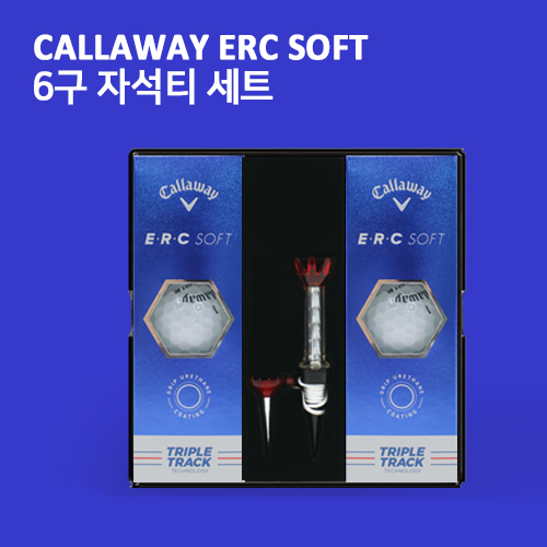 New 캘러웨이 트리플트랙 erc soft 6구 + 자석티세트(3pc)
