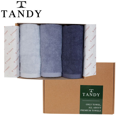 탠디 프리미엄패키지 1.3 솔리드 내추럴 타올 130g 3매세트