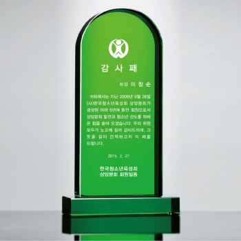 크리스탈 상패 / 남13)149-2