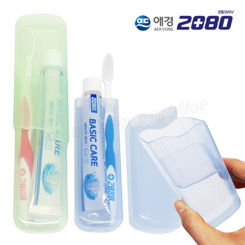 뉴_다기능컵_애경2080칫솔+2080치약 오리지널 2종