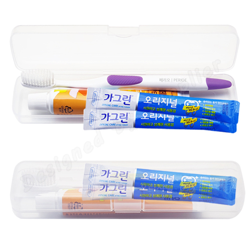 LG미세모+페리오+가그린2p/칫솔치약세트/여행용세트 3종