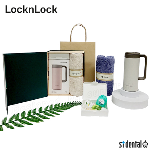 와우23호 선물세트 락앤락 테이블머그 텀블러 송월타올