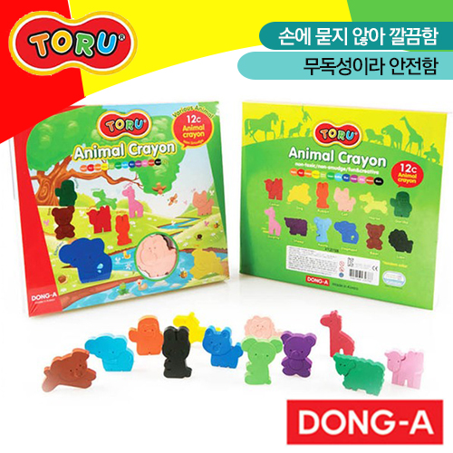 토루 크레용 애니멀 12색세트