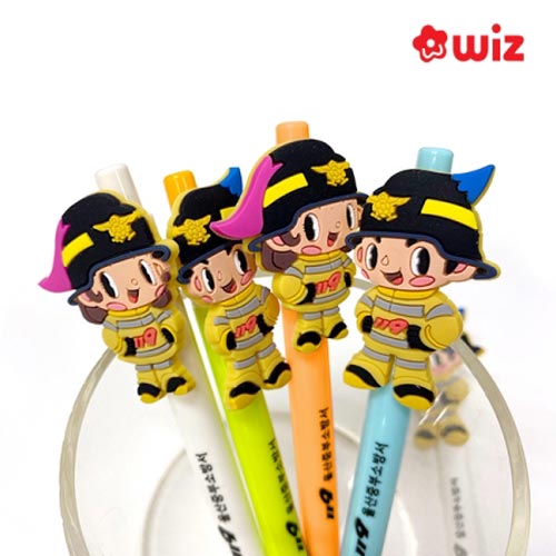 위즈(wiz)영웅이,영이 고무볼펜